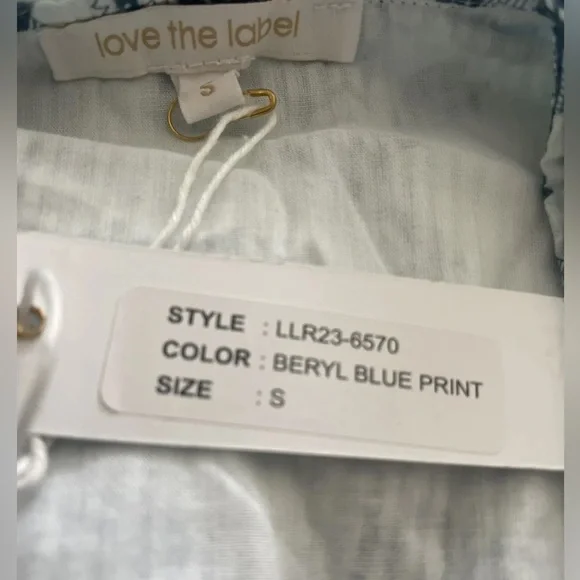 Love The Label REMY DRESS- BERYL BLUE - Picture 5 of 5